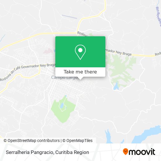 Serralheria Pangracio map