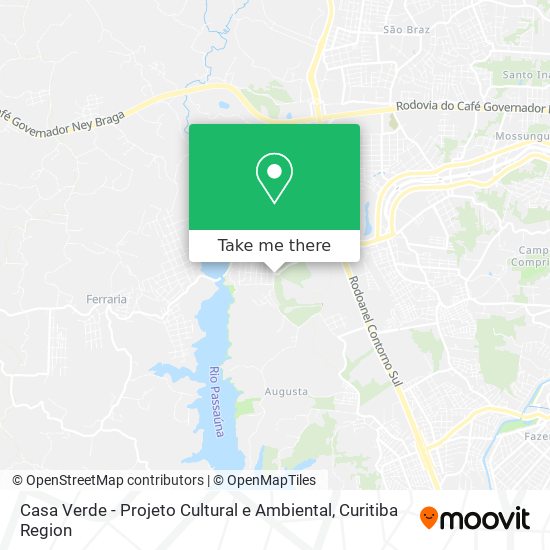 Casa Verde - Projeto Cultural e Ambiental map