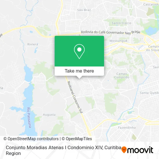 Conjunto Moradias Atenas I Condominio XIV map