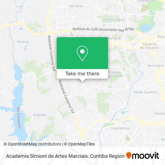 Academia Simioni de Artes Marciais map