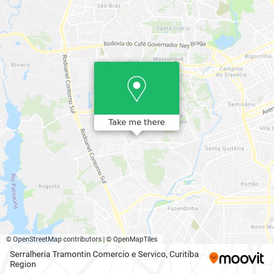 Serralheria Tramontin Comercio e Servico map