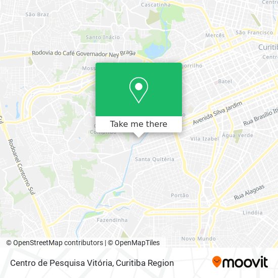 Centro de Pesquisa Vitória map