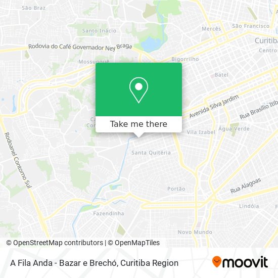 A Fila Anda - Bazar e Brechó map