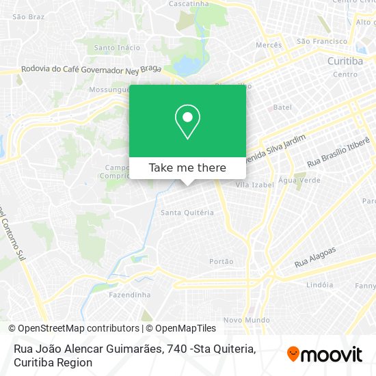 Rua João Alencar Guimarães, 740 -Sta Quiteria map