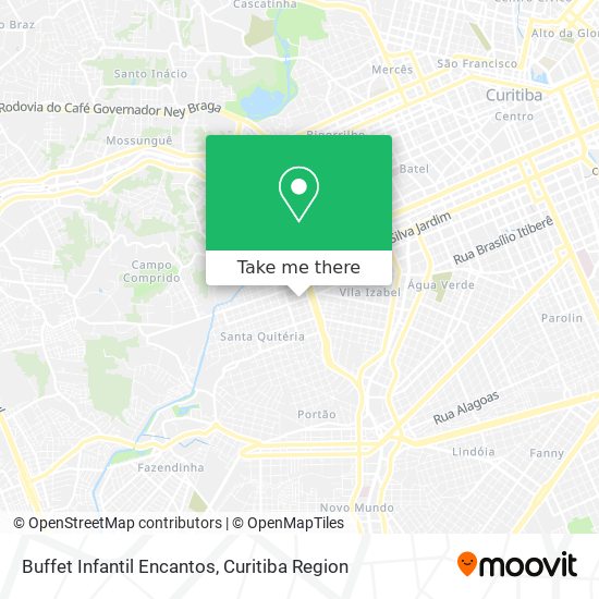 Buffet Infantil Encantos map