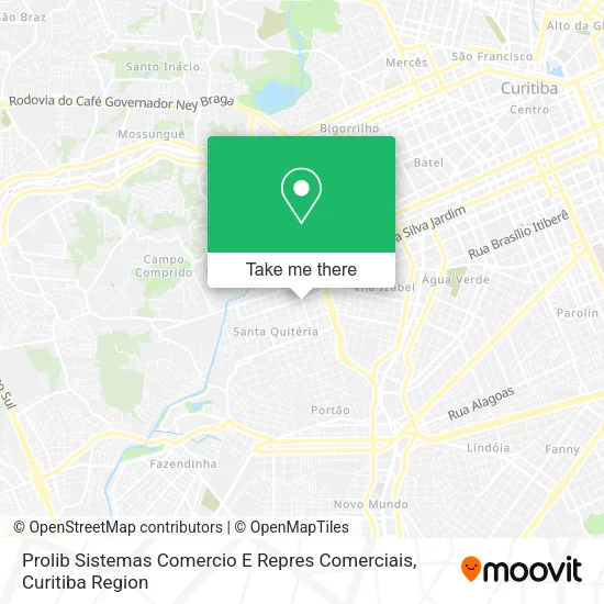 Prolib Sistemas Comercio E Repres Comerciais map