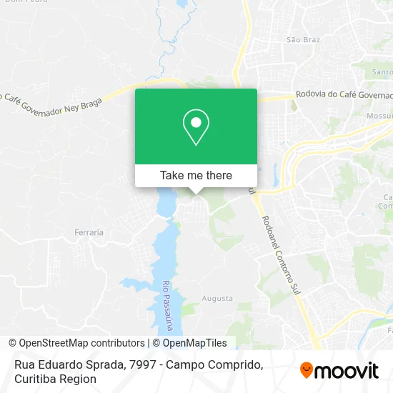 Rua Eduardo Sprada, 7997 - Campo Comprido map