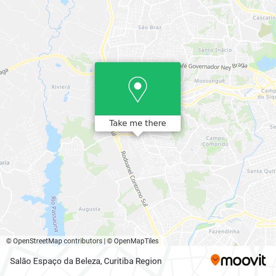 Salão Espaço da Beleza map
