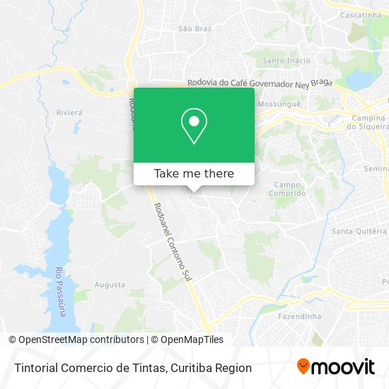 Tintorial Comercio de Tintas map