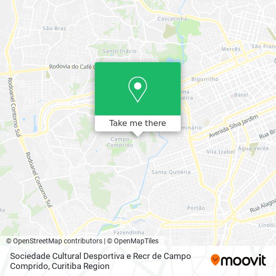 Sociedade Cultural Desportiva e Recr de Campo Comprido map