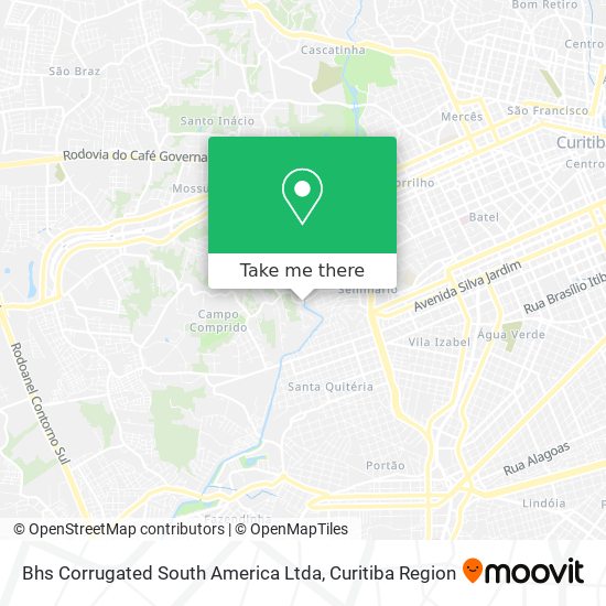 Bhs Corrugated South America Ltda map