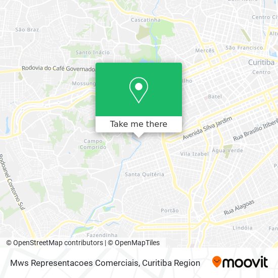 Mws Representacoes Comerciais map