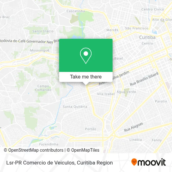 Lsr-PR Comercio de Veiculos map