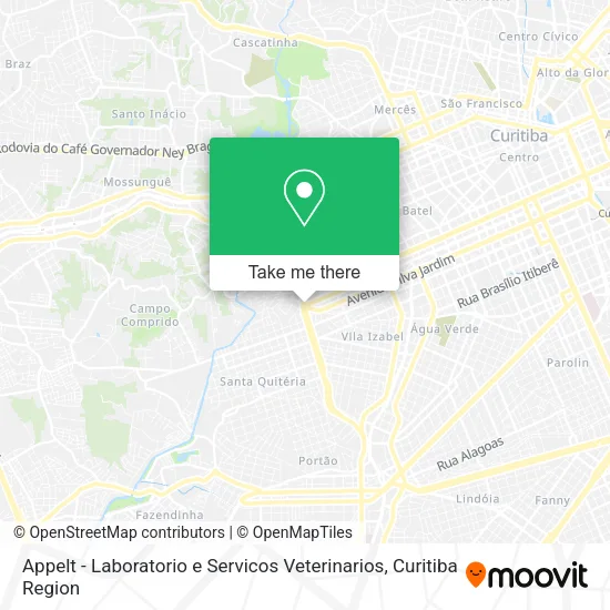 Appelt - Laboratorio e Servicos Veterinarios map