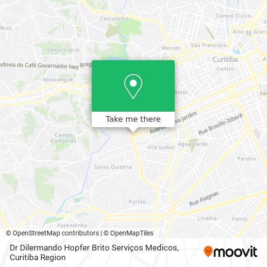 Dr Dilermando Hopfer Brito Serviços Medicos map
