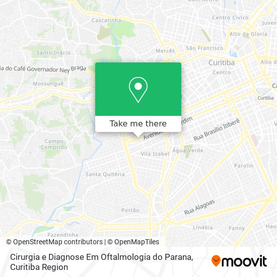 Cirurgia e Diagnose Em Oftalmologia do Parana map