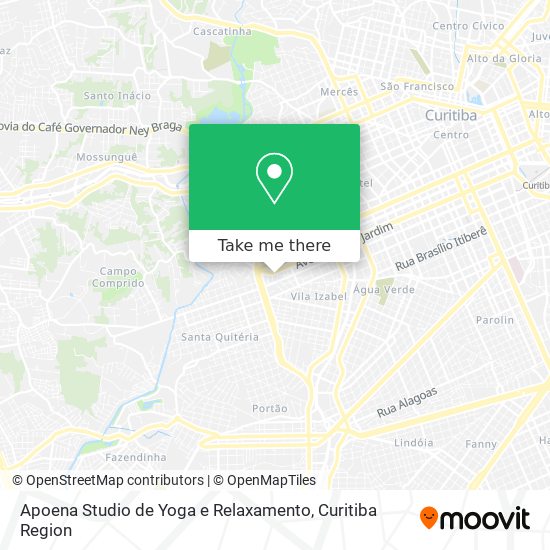 Apoena Studio de Yoga e Relaxamento map