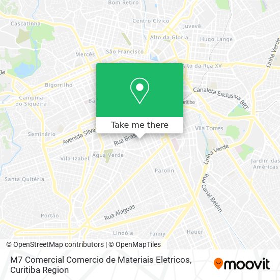 Mapa M7 Comercial Comercio de Materiais Eletricos