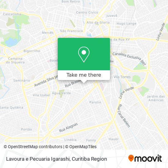Lavoura e Pecuaria Igarashi map