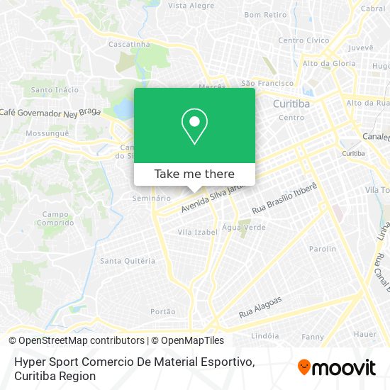 Hyper Sport Comercio De Material Esportivo map