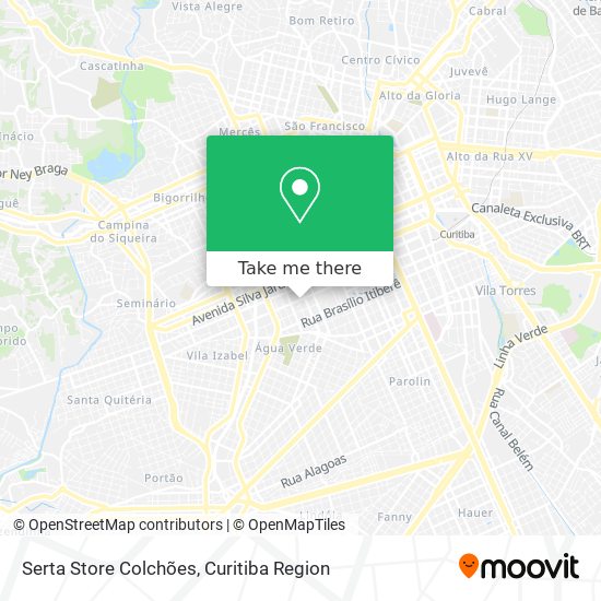 Serta Store Colchões map