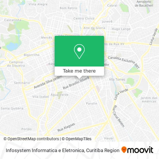 Infosystem Informatica e Eletronica map