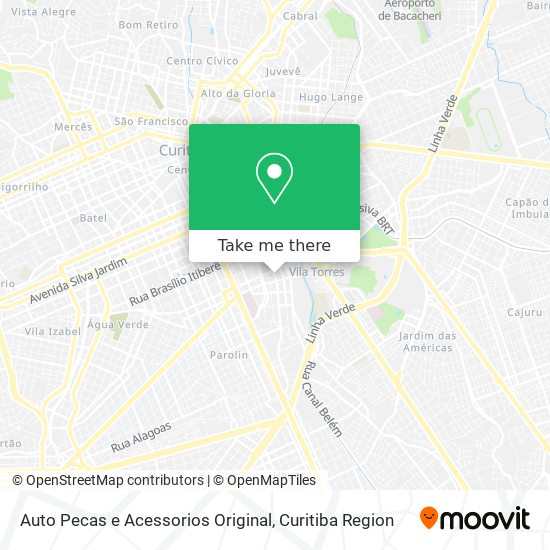 Auto Pecas e Acessorios Original map