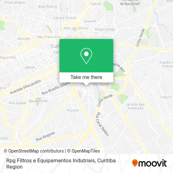Rpg Filtros e Equipamentos Indutriais map