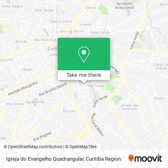 Igreja do Evangelho Quadrangular map