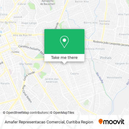 Amafer Representacao Comercial map