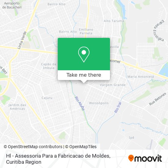 Hl - Assessoria Para a Fabricacao de Moldes map
