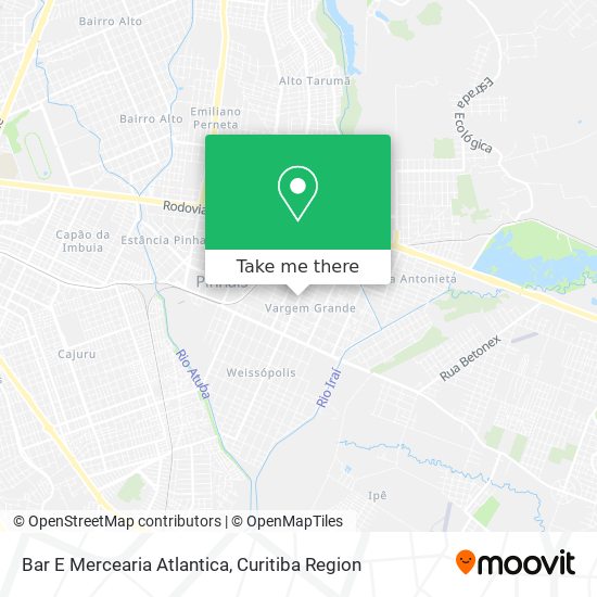 Bar E Mercearia Atlantica map