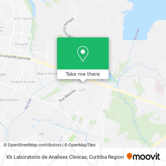 Xb Laboratorio de Analises Clinicas map