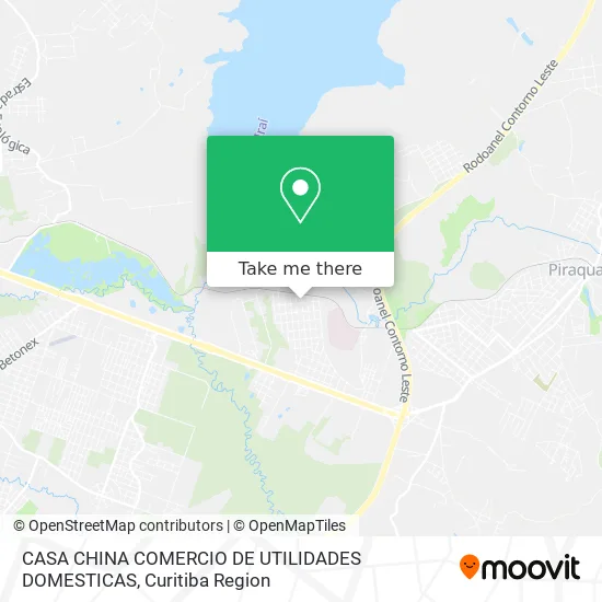 CASA CHINA COMERCIO DE UTILIDADES DOMESTICAS map