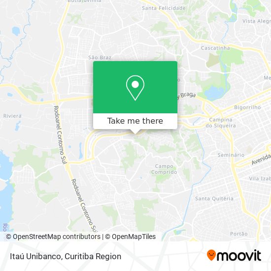 Itaú Unibanco map