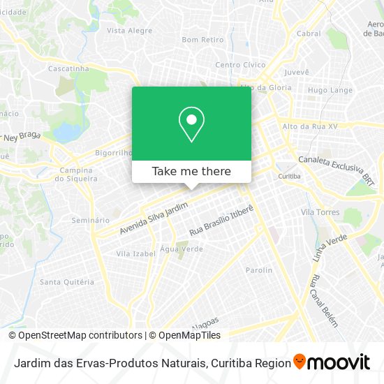 Jardim das Ervas-Produtos Naturais map