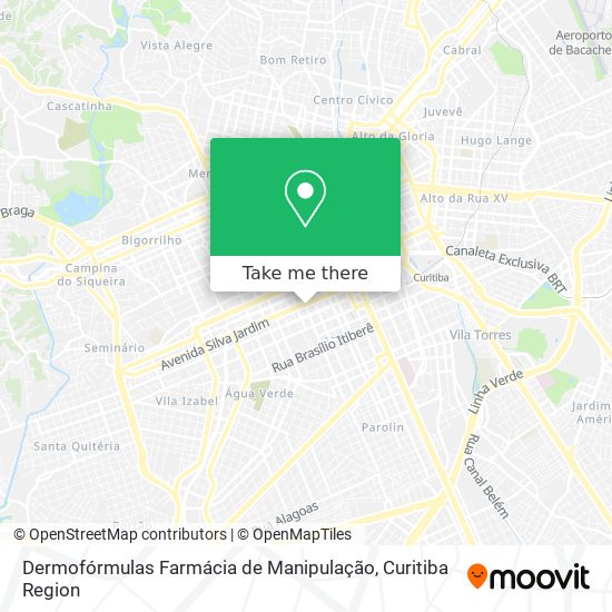 Mapa Dermofórmulas Farmácia de Manipulação