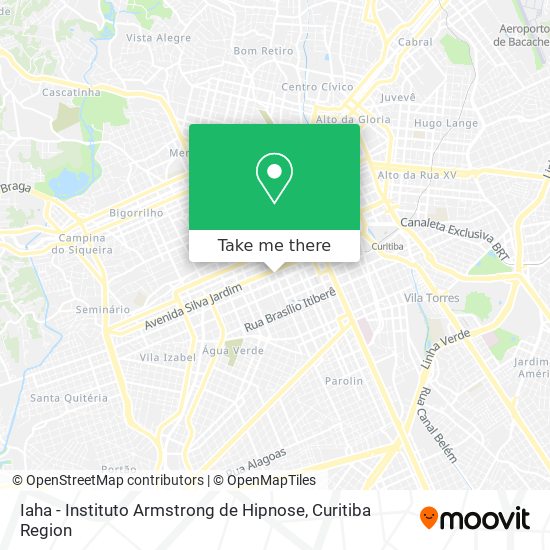 Iaha - Instituto Armstrong de Hipnose map