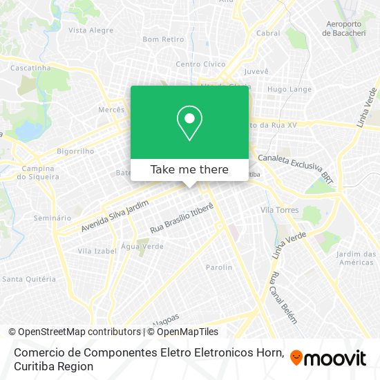 Comercio de Componentes Eletro Eletronicos Horn map
