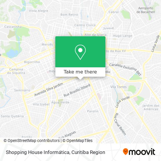 Shopping House Informática map