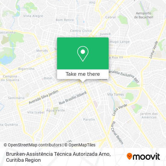 Brunken-Assistência Técnica Autorizada Arno map