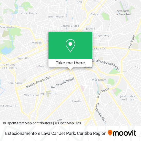 Estacionamento e Lava Car Jet Park map