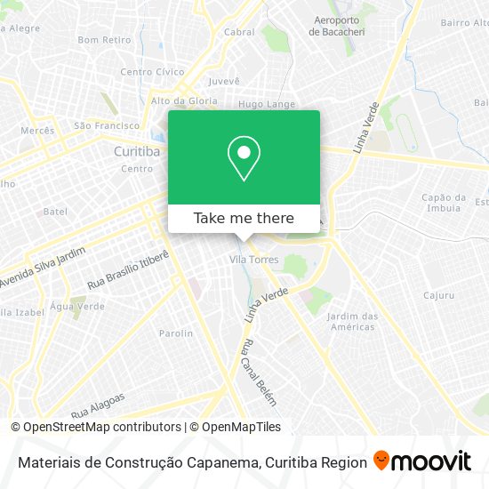 Materiais de Construção Capanema map