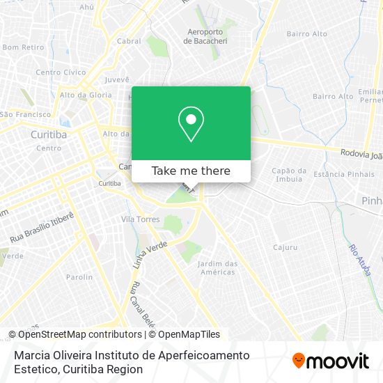 Marcia Oliveira Instituto de Aperfeicoamento Estetico map