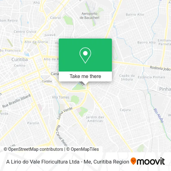 A Lirio do Vale Floricultura Ltda - Me map