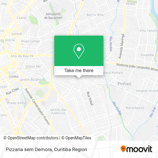 Pizzaria sem Demora map