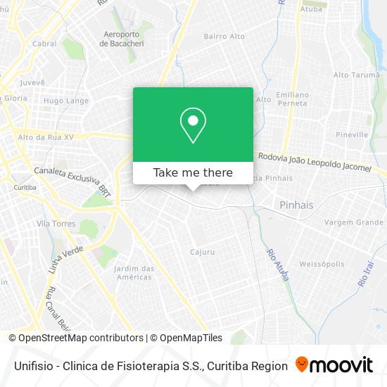 Unifisio - Clinica de Fisioterapia S.S. map