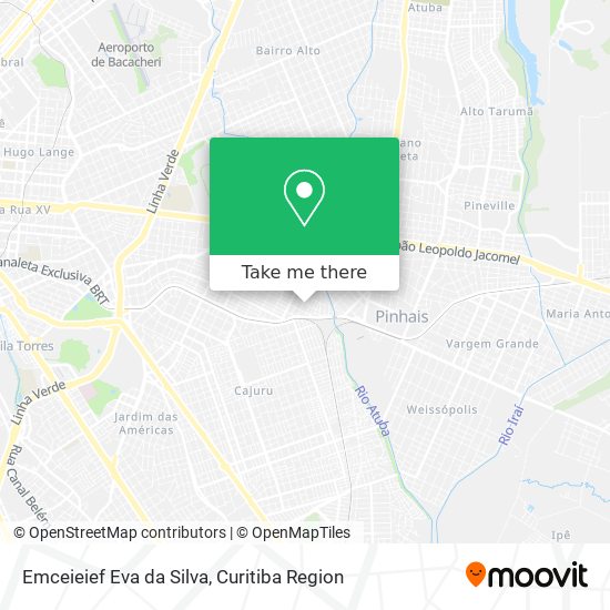 Emceieief Eva da Silva map