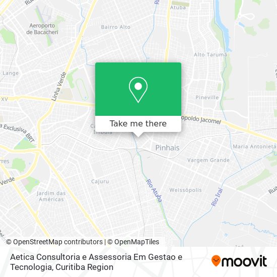 Aetica Consultoria e Assessoria Em Gestao e Tecnologia map