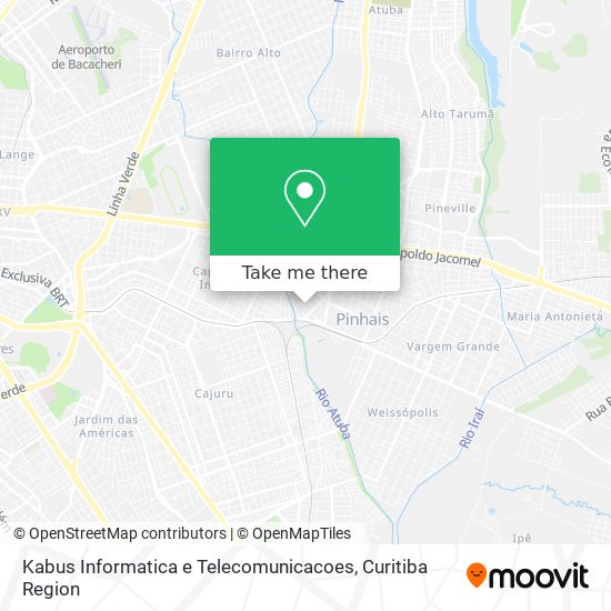 Kabus Informatica e Telecomunicacoes map